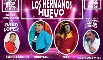Show de Los hermanos Huevo en Casa de la Cultura